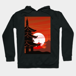 Japan Red Hoodie